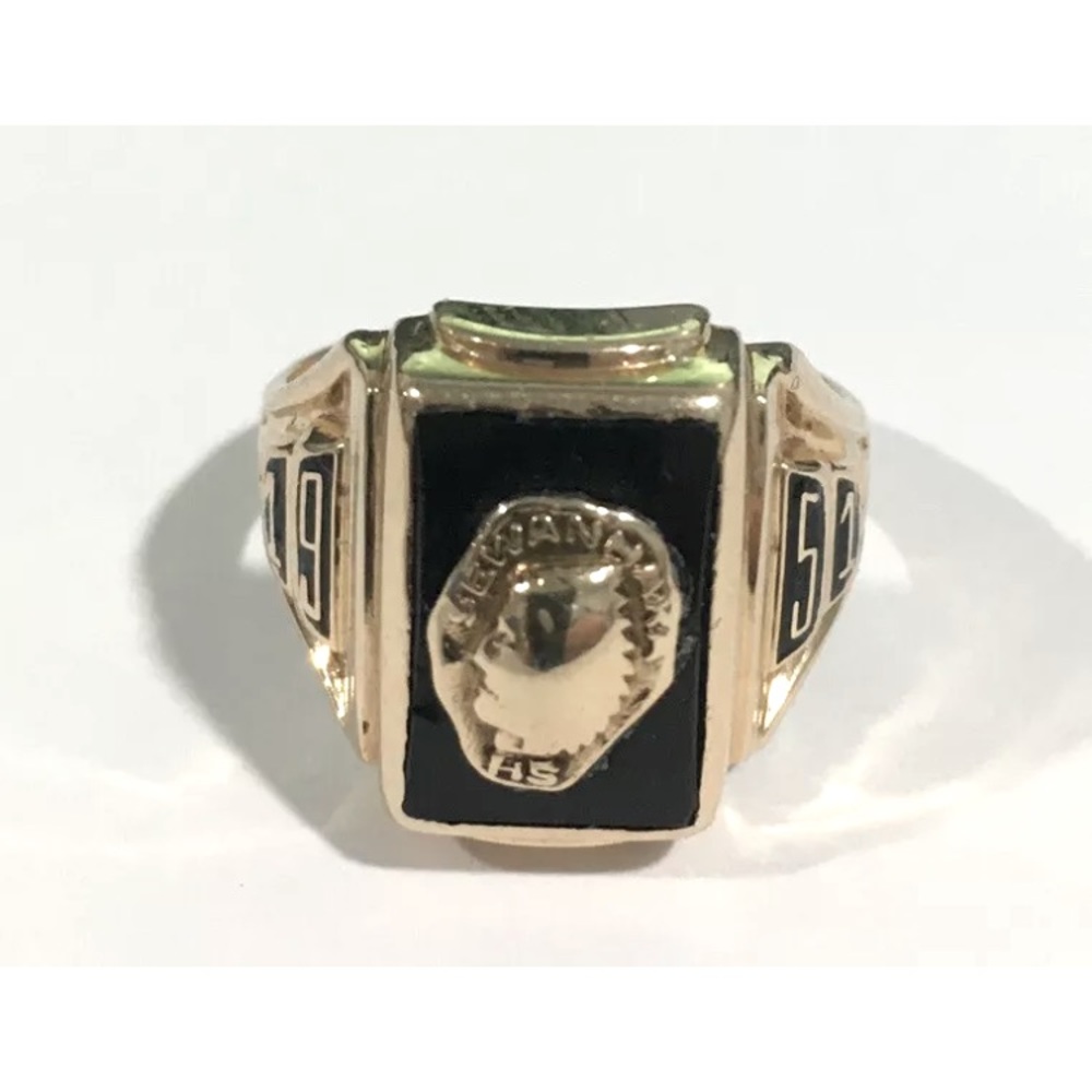 10k Yellow Gold 1951 Sewanhaka High School Ring